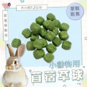 24H挑戰最便宜 小動物苜蓿草球 單個販售 兔子零食 兔子磨牙 草球 磨牙 兔用 天竺鼠 龍貓 草餅 磨牙球 磨牙草餅