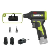 (店+)【WORX 威克士】12V 空氣吹塵槍  無線除塵神器 2電1充 1電1充 都可選 充電器升級全電壓WU094全