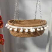 ❤️小寵必備❤️花枝鼠倉鼠金絲熊蜜袋鼯松鼠吊牀懸掛窩玩耍休憩編織可愛彩色小屋小寵物吊床 龍貓吊床 金絲熊 四季吊床