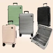 (店+)【LN 精品皮件】日韓旅遊1:9前開式行李箱 PC抗撞 耐磨  20/25/28吋可加大