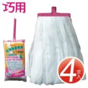 巧用 環保除塵布條7T型拖把 x4支
