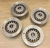 正品BBS RS-010 三片式鋁圈4顆 15吋 5x112 et38 audi 賓士 mini cooper