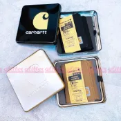 glitter。Carhartt Nylon Duck TriFold 三折 尼龍帆布 皮夾 短夾 皮包 防潑水