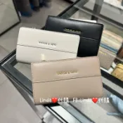 Linda❤️代購 小ck Charles & Keith 中夾 皮夾 短夾 基本款CK6-10681120