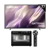 【Samsung 三星】77型 4K 165Hz OLED HDR Pro 抗反光真星黑AI智慧顯示器 (QA77S95HAXXZW) 含基本安裝77S95H