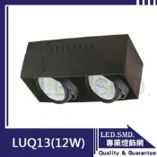 【LED.SMD專業燈具網】(LUQ13) LED盒裝崁燈 方形盒燈 雙燈 無框 隱藏式崁燈 12W 保固 附變壓器