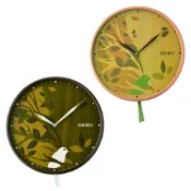 附發票 實體店面【時間光廊】SEIKO 日本精工 鳥尾擺錘 QXC243Z 造型掛鐘 QXC243B