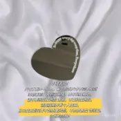 🔥桃園現款/免運🔥ins高清網紅補妝鏡亞克力迷你貼片diy小鏡子隨身便捷無框化妝鏡