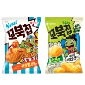 好麗友 烏龜玉米濃湯味 焦糖爆米花 80g【台灣現貨】韓國烏龜餅乾 ORION 烏龜玉米脆餅 休閒零食 巧克力