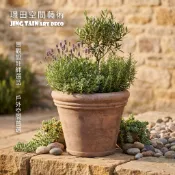 【璟田】越南赤陶SAP300/落地大盆栽 景觀設計師款 侘寂北歐風 景觀花盆 藝術花缽 室內綠化 戶外庭園