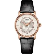 【MIDO 美度】官方授權 Baroncelli 永恆系列晶燦鑲鑽機械女錶-34mm 錶 生日禮 送禮(M0072073611600)