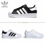 韓國代購 Adidas Superstar Bold 黑白 金標 厚底 貝殼鞋 小白鞋 女鞋 增高 休閒鞋 FV3335