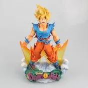 [APPS STORE4]實拍 七龍珠 一番賞 SMSD 限定版 孫悟空 超級賽亞人 爆氣 約23CM 港版公仔 模型