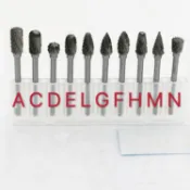 現貨【joburly】 刀頭柄6mm×3mm 雙紋 單紋 鎢鋼旋轉銼 磨滾刀 大小滾刀 鎢鋼滾磨刀 鎢鋼刀 雕刻刀