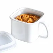 (店+)【日本 富士琺瑯】 角型味噌琺瑯保鮮盒 1.5L 料理 烘焙 多用途密閉保存容器 