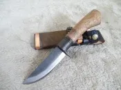 【軍武門】日本手工名刀 晶之作 狩獵刀(白紙鍛造鋼/JMM-019限量款)登山刀/露營刀/收藏/野外生存