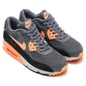 S.G NIKE WMNS AIR MAX 90 ESSENTIAL 鐵灰 亮橘 灰橘 女 慢跑鞋 616730-021