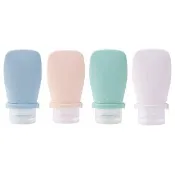【BeOK】旅行分裝瓶 可擠壓式保養品分裝瓶 60ml(4件組)