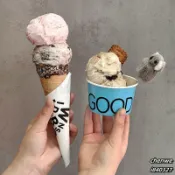 台灣出貨 冰淇淋包材 網紅冰淇淋紙杯一次性冰激凌碗防滴杯圈紙託甜筒紙套脆皮筒包裝紙