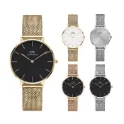 【Daniel Wellington】Petite系列 28mm/32mm 米蘭錶(DW手錶 共10款任選)