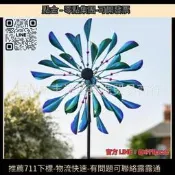 Hand-Painted Iridescent Wind Spinner手工繪制的彩虹色風車