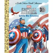Captain America Loves His Country (Marvel)(精裝)/Golden Books Little Golden Book 【三民網路書店】