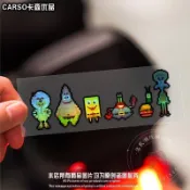 ✨精選好物✨個性反光貼紙創意像素派大星海綿爆款車身車門車窗卡通動漫裝飾貼KMFY