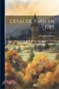【三民網路書店】L'état De Paris En 1789 作者：Hippolyte Monin