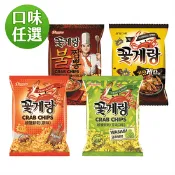 【生活市集】【韓味不二】韓國Binggrae螃蟹餅乾70g 原味／火辣炒瑪／芥末／醬油螃蟹