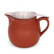 【台灣製造】經典大茶海 450ml 加不鏽鋼濾網(公道杯 分茶器 茶具 茶壺 朱泥 紫砂 茶漏 茶濾)