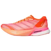(店+)【adidas 愛迪達】LB8524 adidas Adizero Boston 13 超輕玻纖柱 運動防滑耐磨回彈跑步鞋 男女同款 橙粉