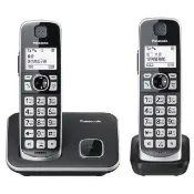 【Panasonic 國際牌】中文顯示大字鍵雙子機無線電話(KX-TGE612TW)