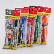 【光南大批發】SDI手牌 直液替換式白板筆S510VP超值包（黑/藍/紅/綠/橘）/日本特製A級筆頭/含筆x1墨水夾x2