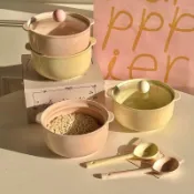 台灣出貨 陶瓷泡麵碗 泡麵碗 日清泡麵碗 可微波 湯碗 陶瓷碗陶瓷 碗 飯碗 含蓋泡麵碗 大容量 加厚耐熱防燙 雙耳