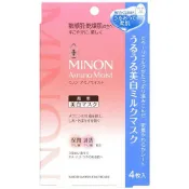 【DOKODEMO】第一三共健康護理 MINON 胺基酸保濕美白牛奶面膜 20ml x 4片