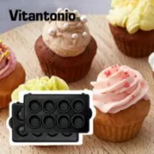 【百利市購物中心】【Vitantonio】小V鬆餅機 專用杯子蛋糕烤盤 PVWH-10-CC