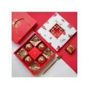 (店+)禎巧妙 台灣現貨 仙鶴 6粒/8粒/9粒 新年禮盒80克月餅包裝盒 復古中國風中秋禮盒 雪媚娘蛋黃酥盒 皮箱高檔廣式月餅包裝盒