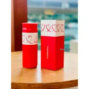 星巴克杯子2026新年禮物星動系列桃心紅色不鏽鋼保溫杯帶茶濾喝水杯咖啡杯保暖杯保冷杯露營杯生日禮物聖誕節禮物七夕禮物