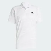 【adidas 愛迪達】Club Graph Polo 男 Polo衫 運動上衣 休閒短袖 網球 白灰 亞版(JD5427)