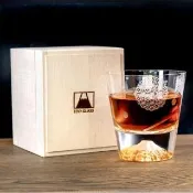 【田島硝子】富士山杯×江戶切子 特別限量版 幸福燈籠 威士忌切子杯 隨飲料變色 玻璃杯(TG20-015-RP2)
