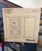 限時下殺Klipsch傑士R-41M書架音箱，權心位釵風，正品行貨，之池查驗，假壹賠十！經典Tractrix號角設計