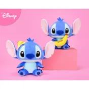 KHTOY Q版坐姿史迪奇 香蕉款 6吋｜迪士尼 星際寶貝 娃娃 布偶 絨毛玩偶 Disney｜471119888803