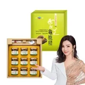 【華陀扶元堂】靈芝龜鹿精1盒(9瓶/盒;陳美鳳代言-軟骨素/多醣體)中秋禮盒