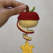 材料包🍋風鈴汽車掛件diy材料包手工材料編織車內裝飾禮物閨蜜 手工藝美勞作業 手做毛線小物鉤針編織材料