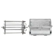 【SANSUI 山水】15L 氣炸烤箱 專用配件兩件組 轉籠串燒架(SAF-588適用)