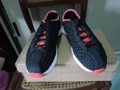 Nike Free Woven 5.0 AIR SUPERFLY footscape WOVEN 黑/粉紅 編織鞋 男生size 稀有女鞋大尺寸11號(男款US 10) 全新正品