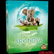 【小新桌遊】方舟動物園桌游Ark Nova20絲磨砂牌套