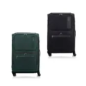 【AMERICAN TOURISTER 美國旅行者】30吋 MAXWELL 前開式/上掀式可擴充輕量布面軟殼行李箱/布箱(多色可選)