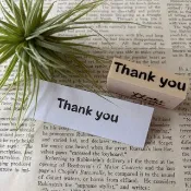 Thank you 印章