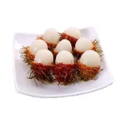 【五甲木】泰國冷凍帶殼紅毛丹x3包(500克/包_約11-14顆)